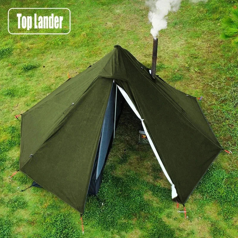 Hot Tent Chimney Port 1-Person 4-Season Winter Pyramid