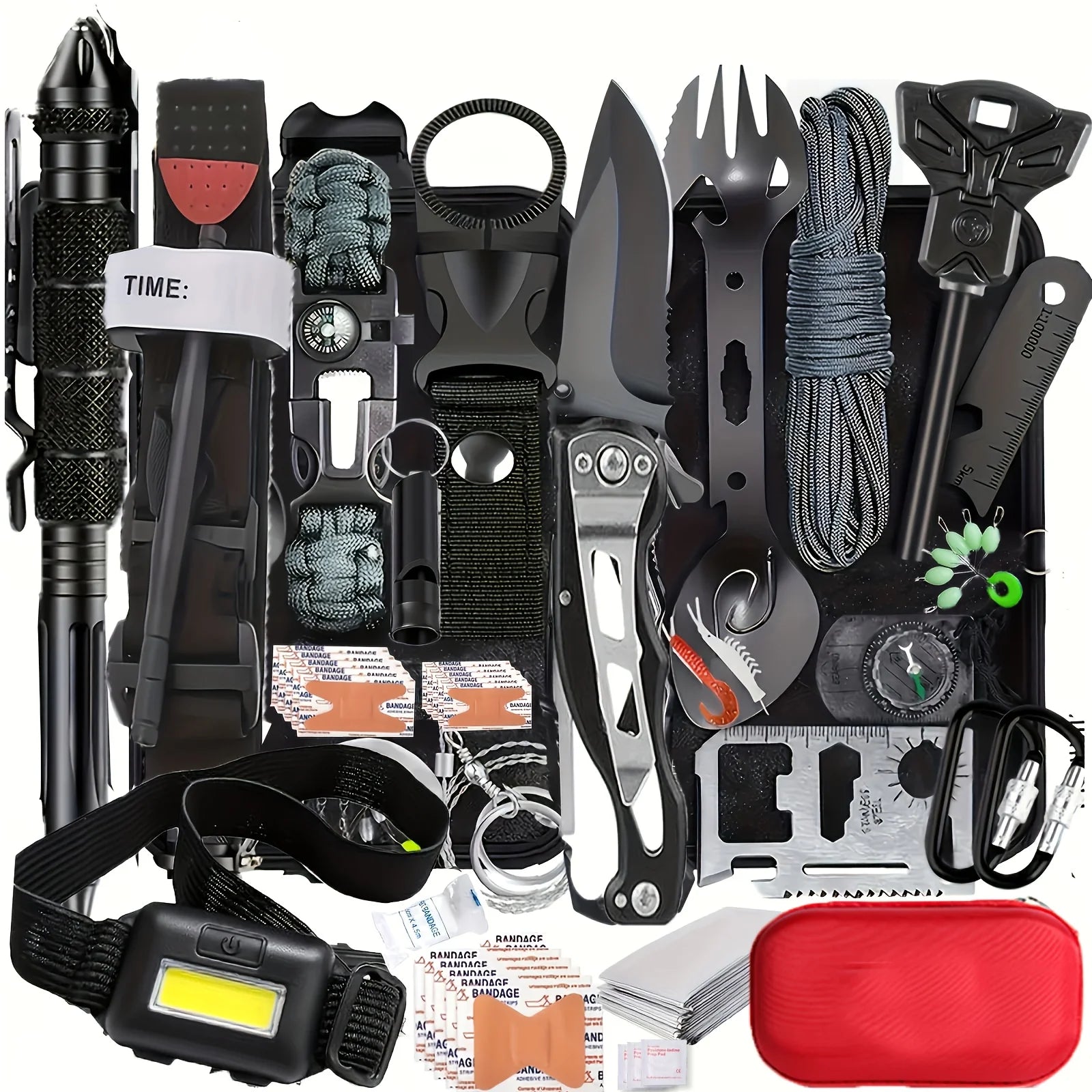 20-in-1 Survival Gear Kit – Ultimate Emergency Equipment Set for Campi – Trekker Essentials