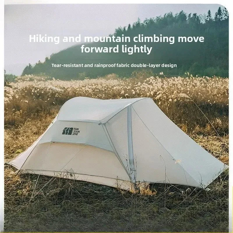 4-Season Waterproof Camping Tent – Double-Layer Rainproof Hiking Tent for Mountaineering & Outdoor Adventures