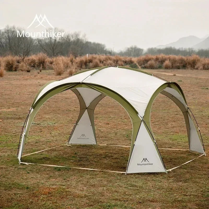 Outdoor Camping Tent 8-10 Person Dome Tent with Large Awning Pergola – Trekker Essentials