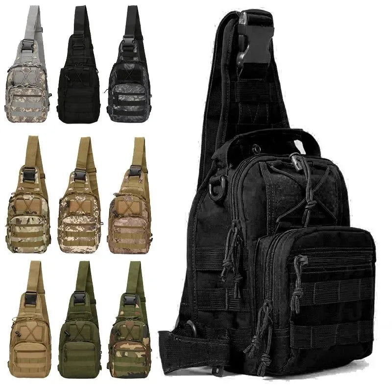 Waterproof Tactical Shoulder Sling Bag – Outdoor Hiking & Camping