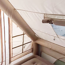 Large 8+ Person Inflatable Camping Tent – Instant Setup 4-Season Family Tent with Hand Pump, 3000mm Waterproof & Windproof