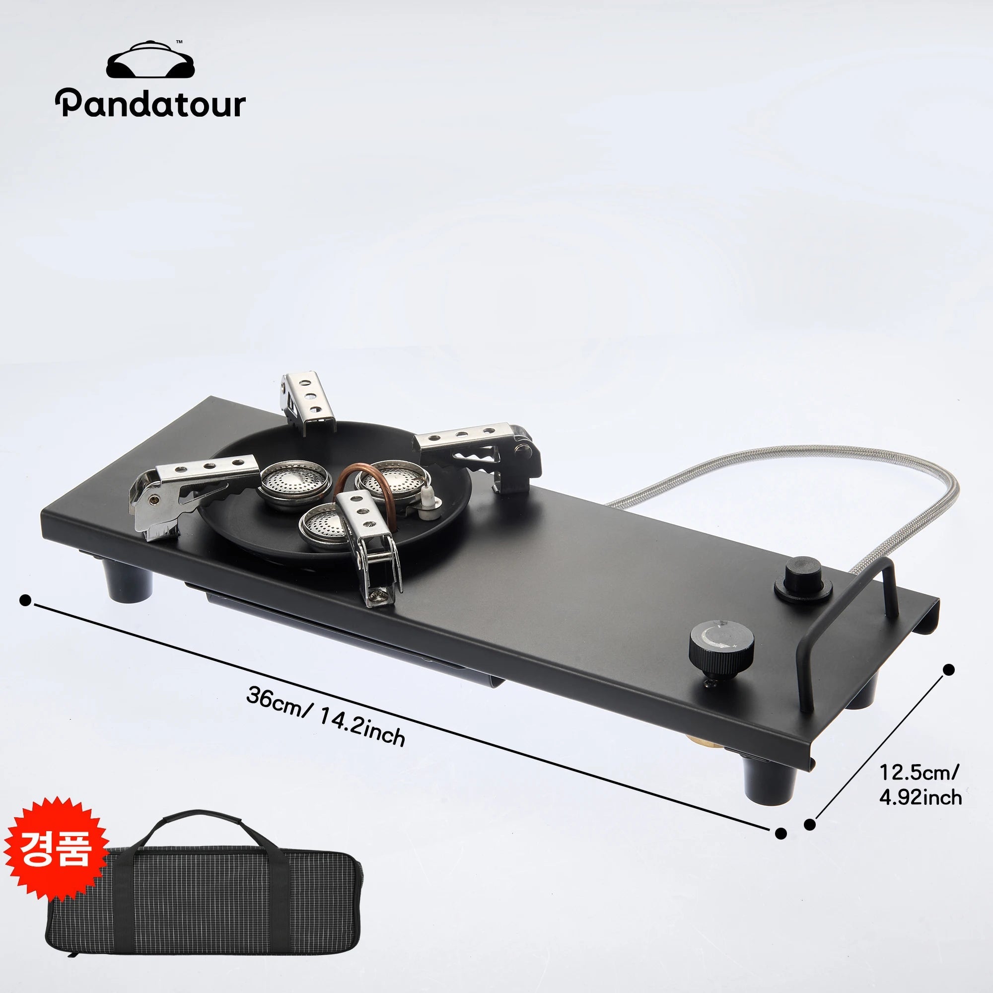 Pandatour Camping IGT 0.5UNT Gas Stove Outdoor One lick Ignite High Effi Ciency Camping Supplies Table Stove High Firepower Trekker Essentials