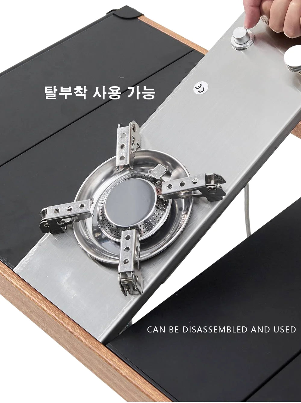 Pandatour Camping IGT Gas Stove Easy Equiped 0.5-Unit Portable Hiking Stove High Effi Ciency 6500W High Firepower Burner Trekker Essentials