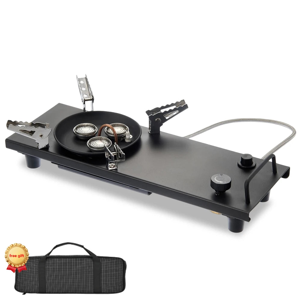 Pandatour Camping IGT 0.5UNT Gas Stove Outdoor One lick Ignite High Effi Ciency Camping Supplies Table Stove High Firepower Trekker Essentials