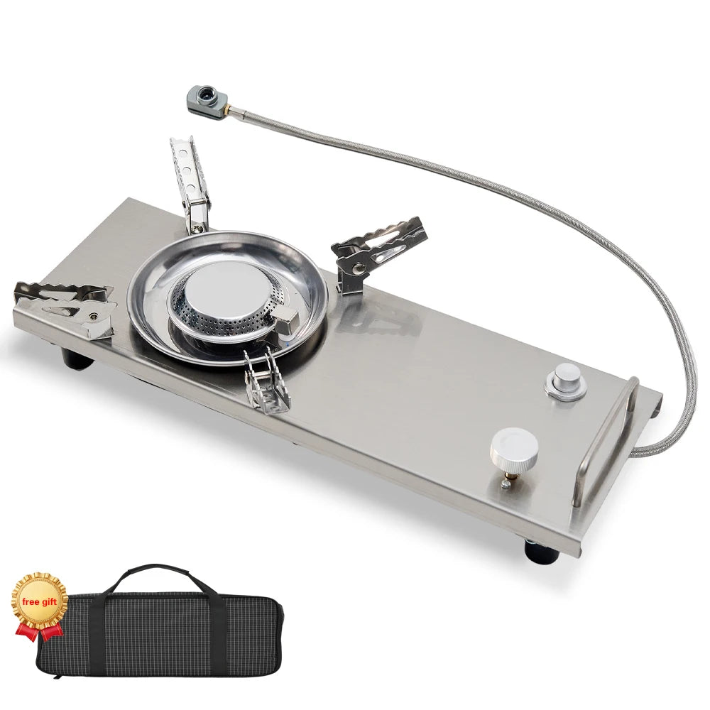 Pandatour Camping IGT 0.5UNT Gas Stove Outdoor One lick Ignite High Effi Ciency Camping Supplies Table Stove High Firepower Trekker Essentials