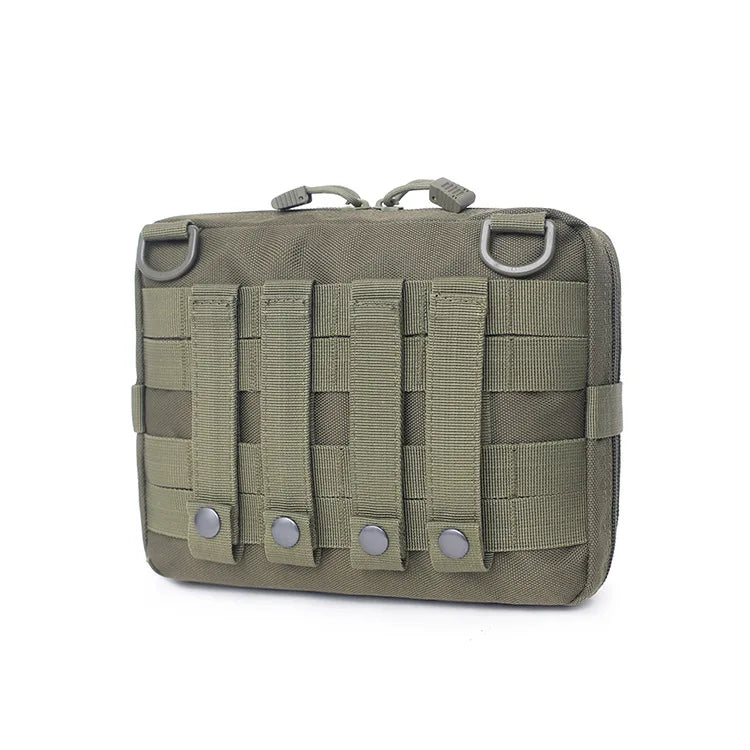 Tactical MOLLE Medical Pouch – EDC First Aid Utility Bag for Camping, Hiking & Emergency Use Trekker Essentials