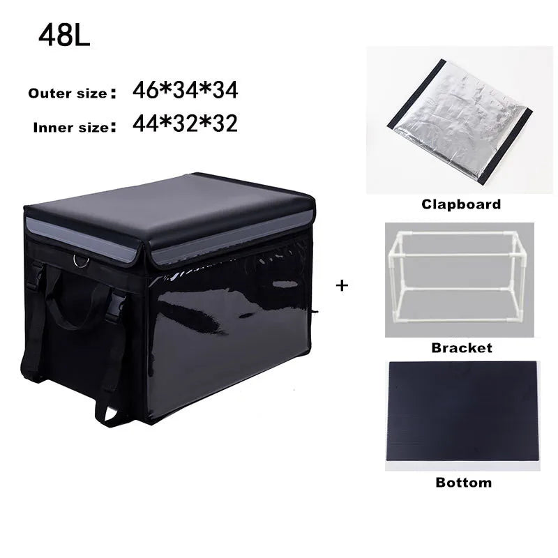 Camping Supplies Picnic Basket Cooler Bag – Portable Travel Thermal Food Container