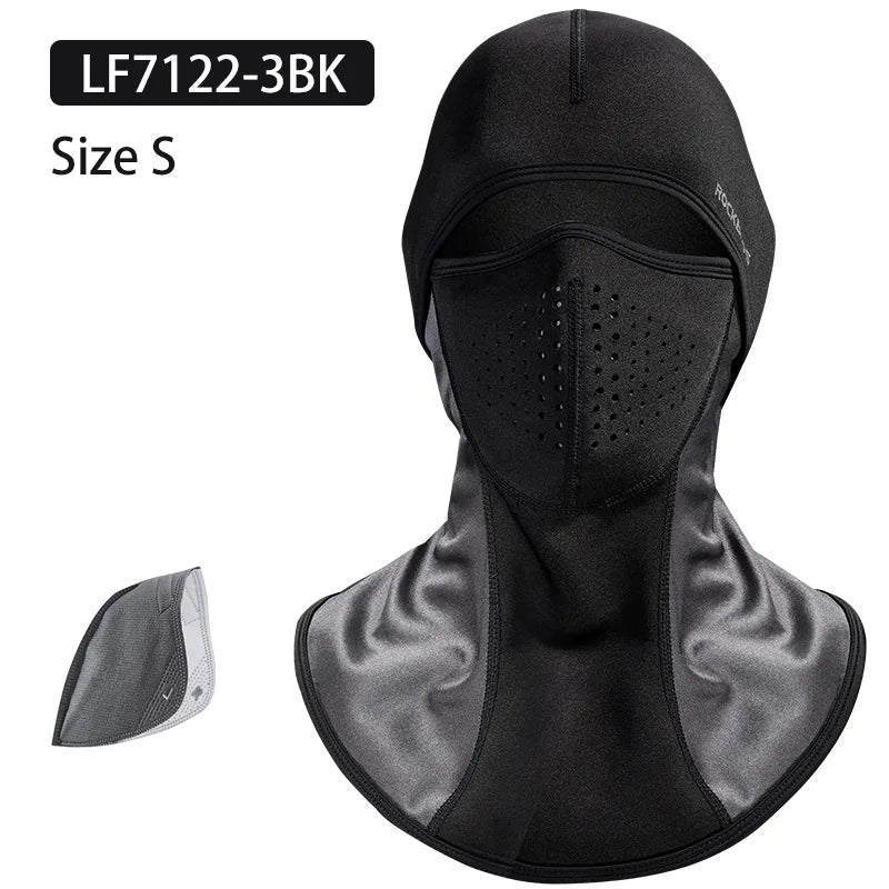Windproof Thermal Fleece Ski Mask – Full Face Cover Balaclava for Snowboarding & Cycling