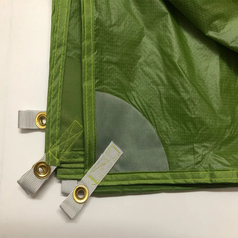 Ultralight Camping Tarp 15D Nylon Silicone Coated – Waterproof Backpacking Shelter (3×3 / 4×3 / 5×3 m) Trekker Essentials