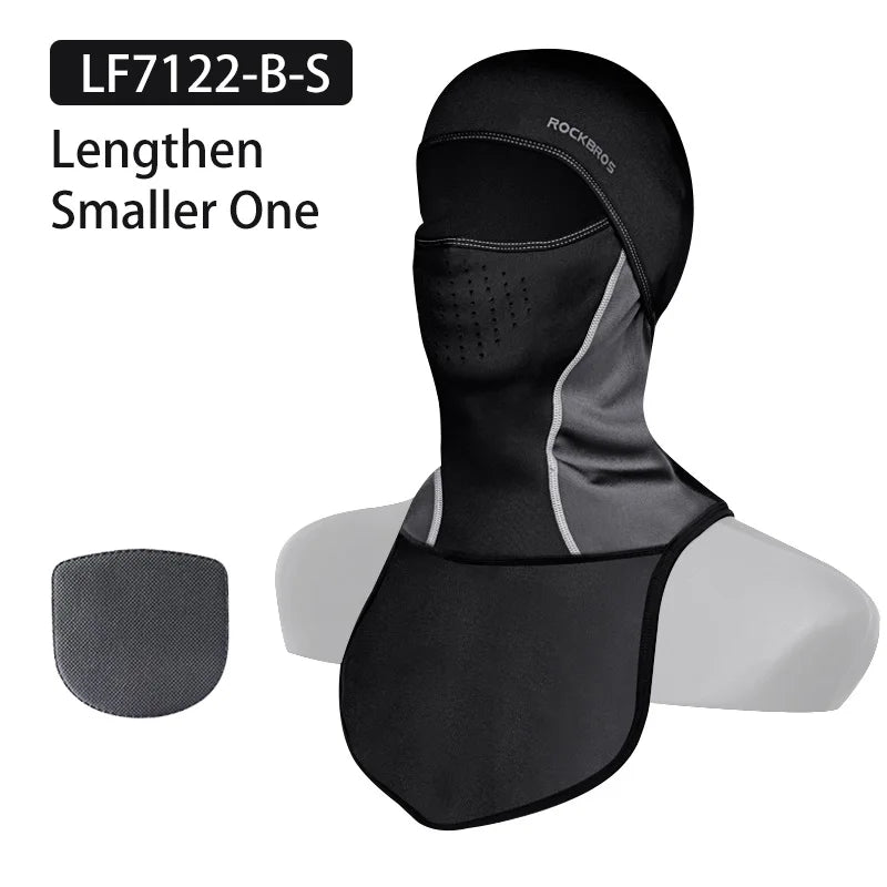 Windproof Thermal Fleece Ski Mask – Full Face Cover Balaclava for Snowboarding & Cycling