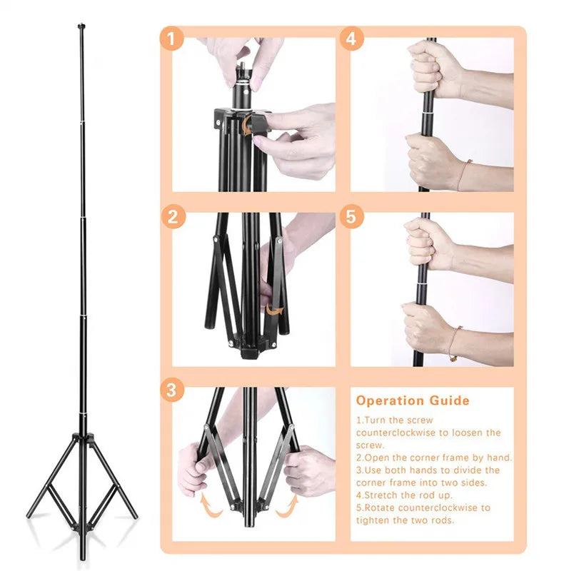 26 33CM Video Lights Dimmable Light Selfie LED Ring Light USB Ring Lighting Lamp With Tripod Stand To Make Youtube Ringlight Trekker Essentials