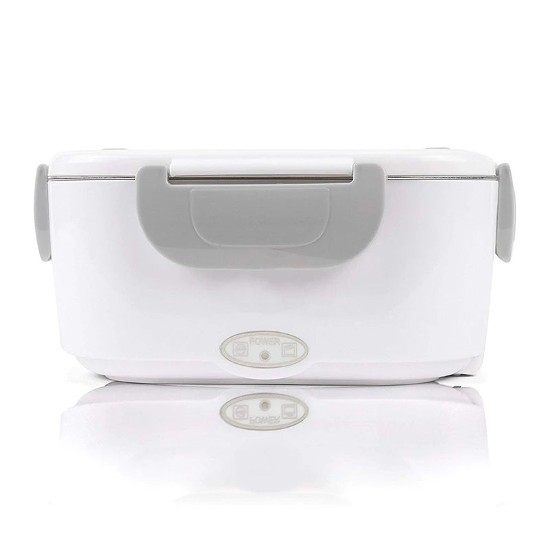 Fiambrera eléctrica portátil con calentador de alimentos: 12 V/24 V/110 V/220 V para el hogar, la oficina, viajes y el coche.