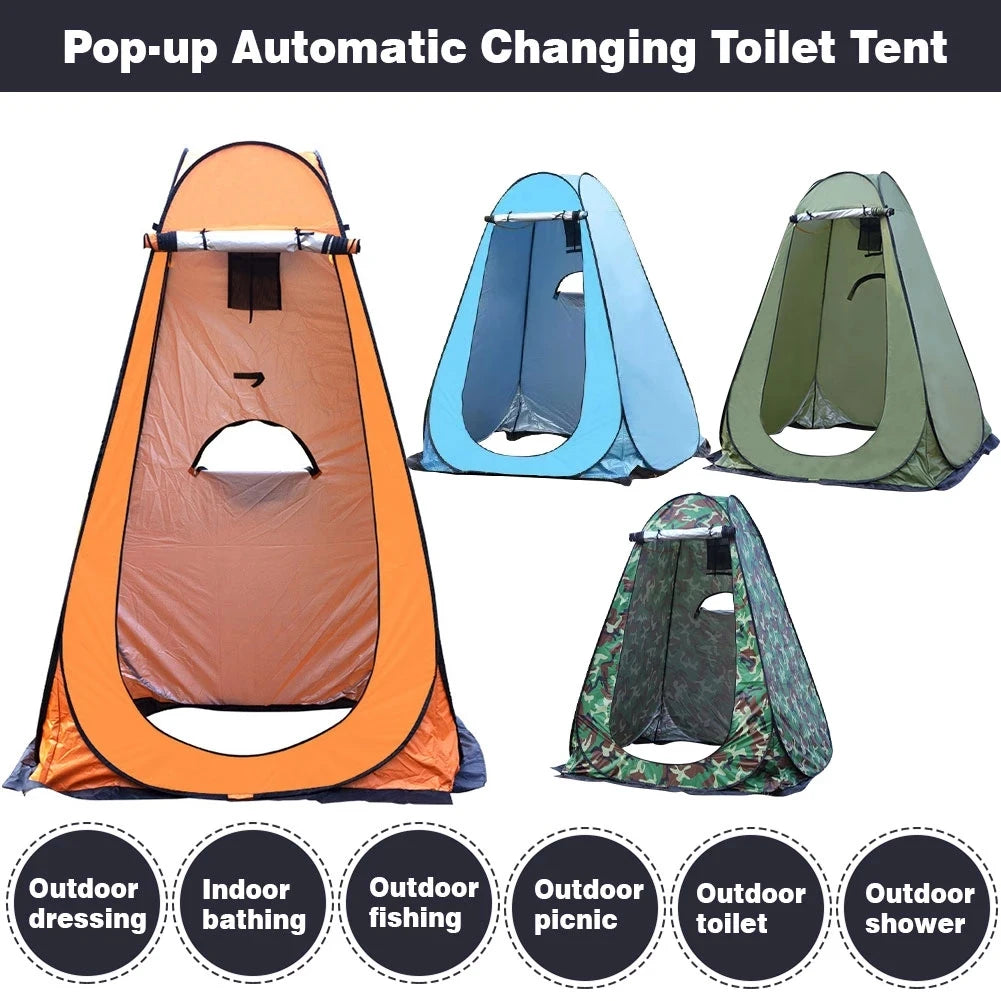 Pop-Up Outdoor Privacy Tent – Instant Waterproof Shower & Changing Shelter
