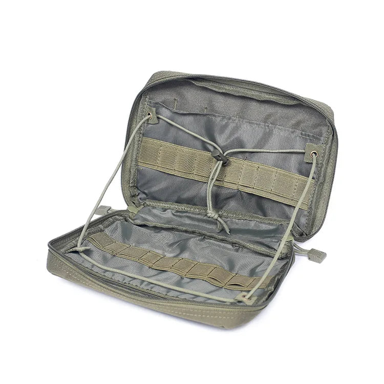 Tactical MOLLE Medical Pouch – EDC First Aid Utility Bag for Camping, Hiking & Emergency Use Trekker Essentials