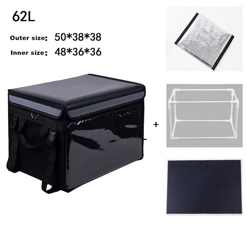 Camping Supplies Picnic Basket Cooler Bag – Portable Travel Thermal Food Container