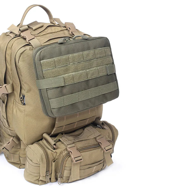 Tactical MOLLE Medical Pouch – EDC First Aid Utility Bag for Camping, Hiking & Emergency Use Trekker Essentials