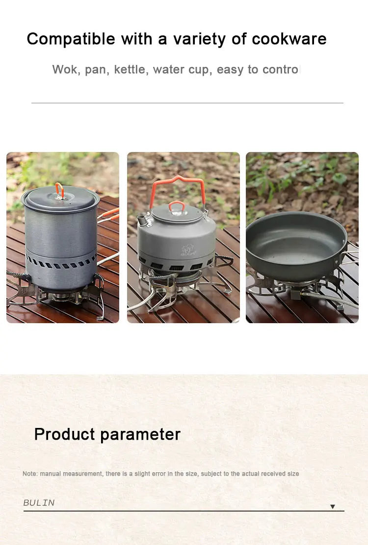 3800W Windproof Portable Gas Stove for Camping & High-Altitude Cooking