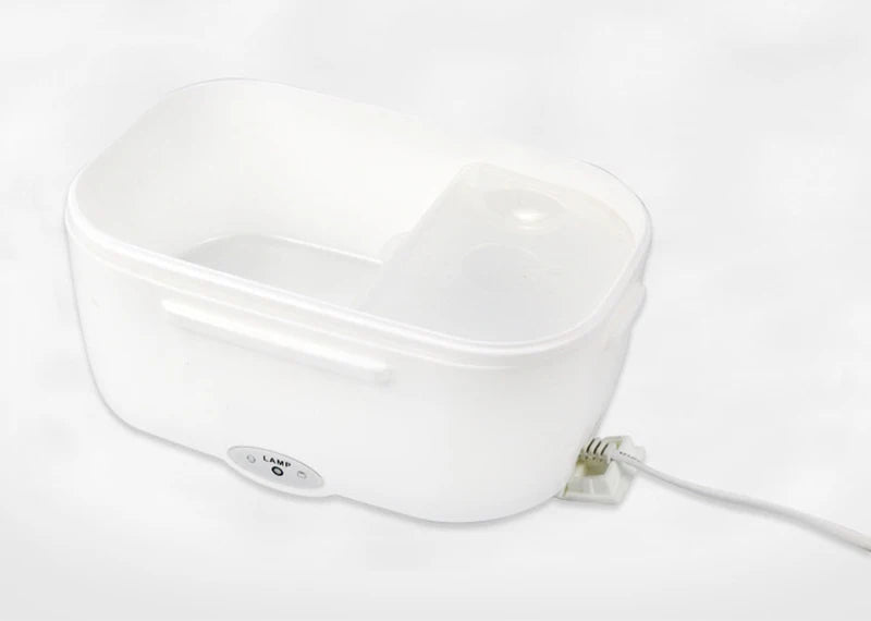 Fiambrera eléctrica portátil con calentador de alimentos: 12 V/24 V/110 V/220 V para el hogar, la oficina, viajes y el coche.