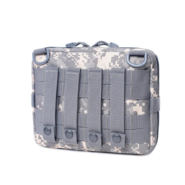 Tactical MOLLE Medical Pouch – EDC First Aid Utility Bag for Camping, Hiking & Emergency Use Trekker Essentials