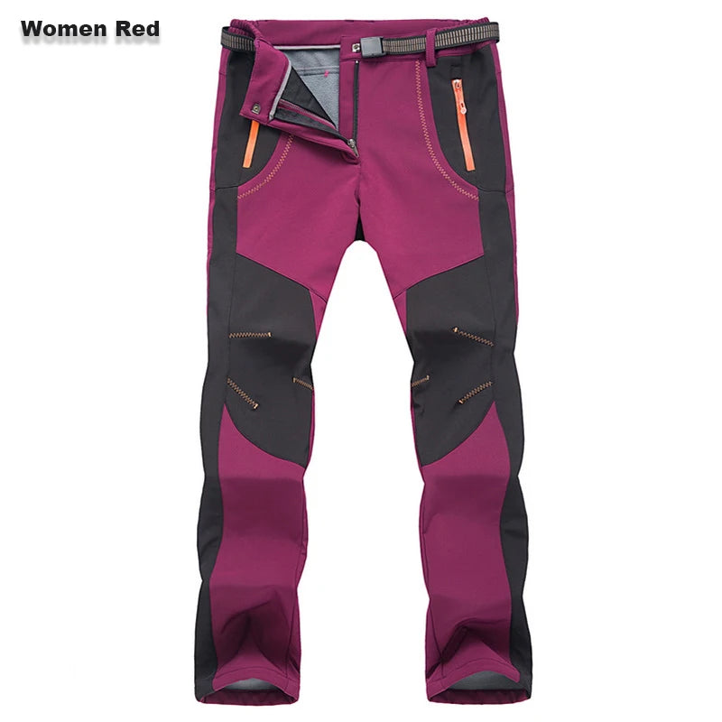Women’s Waterproof Fleece Hiking Pants – Warm Winter Soft Shell Outdoor Trousers for Trekking, Camping & Skiing Trekker Essentials