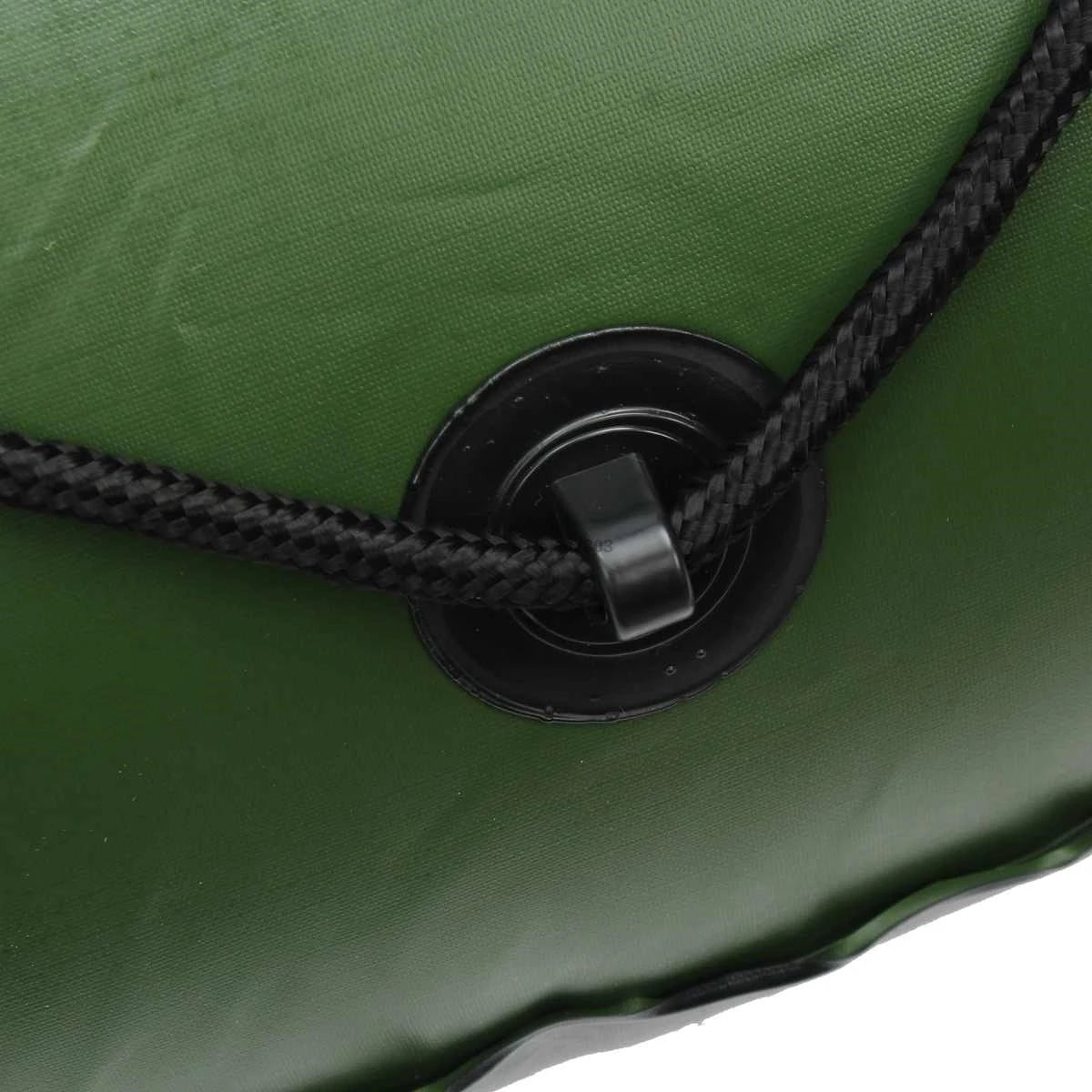 Inflatable Fishing Boat with Rod Holders: 200kg Capacity, 3-Person Raft for Lakes & Rivers