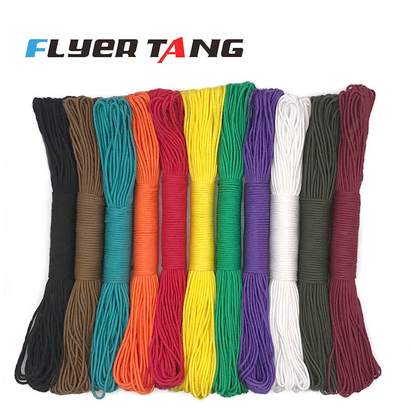 100M Dia 2mm One Stand Cores Paracord For Survival Parachute Cord Lanyard Camping Climbing Rope Hiking Jewelry Making Wholesale Trekker Essentials