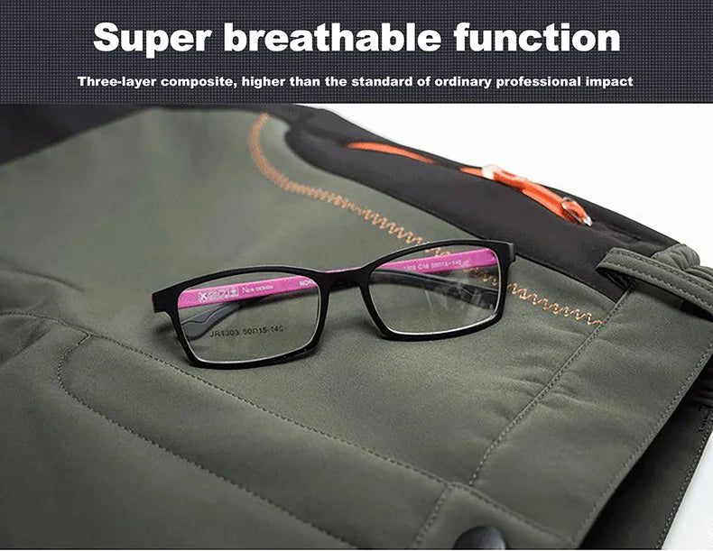 Men’s Waterproof Fleece Hiking Pants – Winter Windproof Soft Shell Outdoor Trousers for Trekking, Camping & Skiing Trekker Essentials