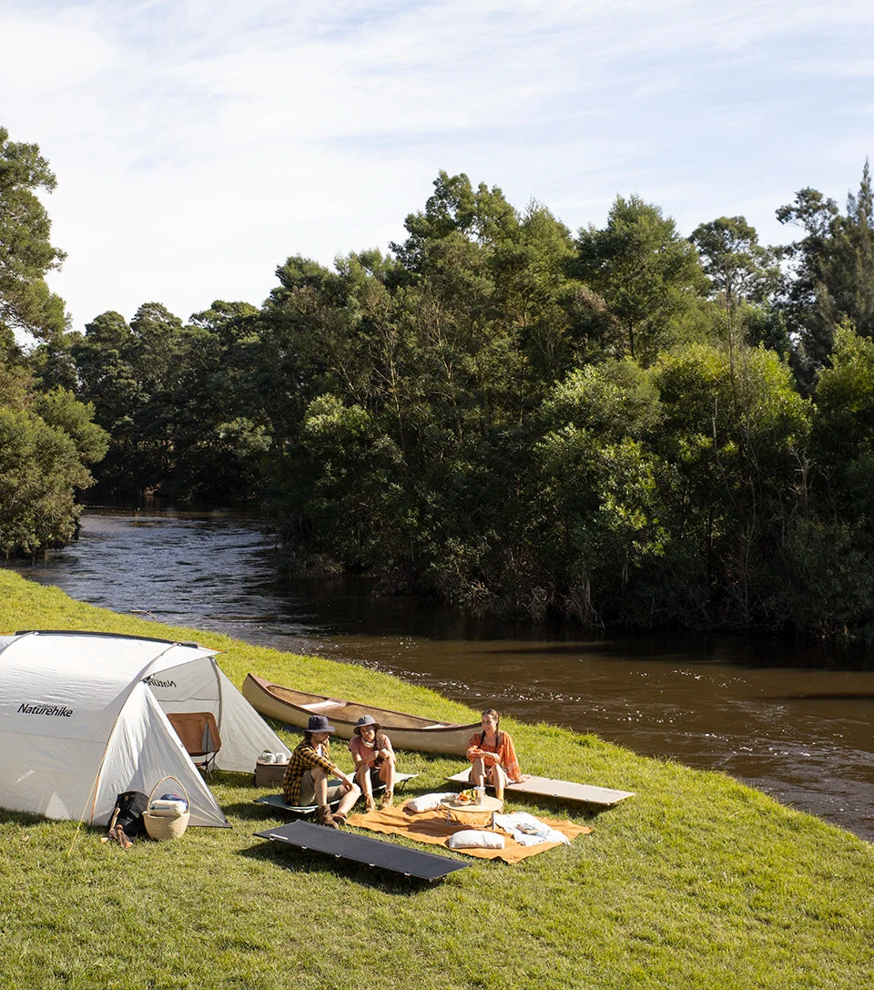 Catre plegable ultraligero Naturehike: soporta 150 kg, compacto y portátil