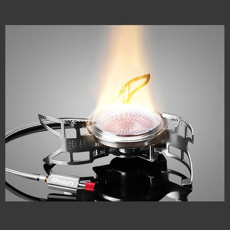 3800W Windproof Portable Gas Stove for Camping & High-Altitude Cooking