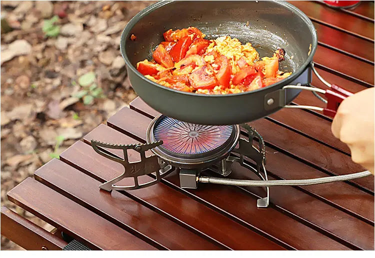 3800W Windproof Portable Gas Stove for Camping & High-Altitude Cooking