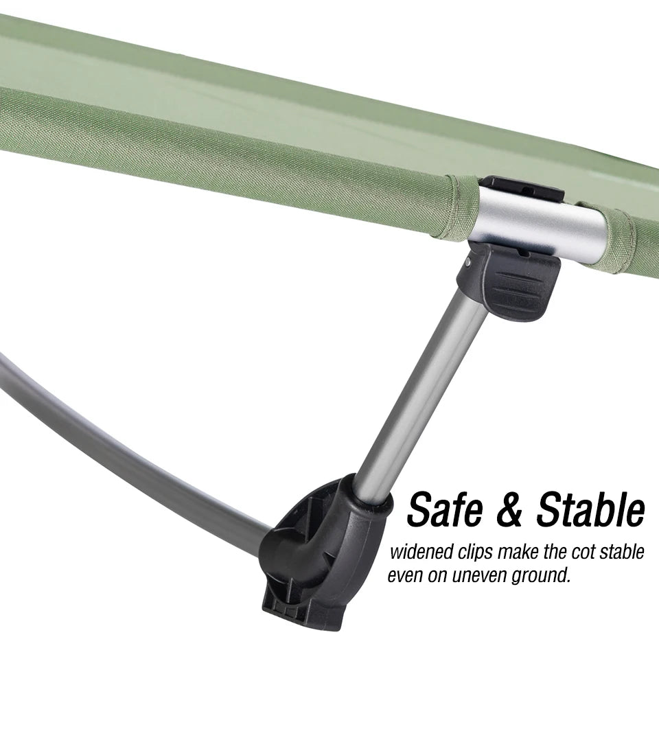 Catre plegable ultraligero Naturehike: soporta 150 kg, compacto y portátil