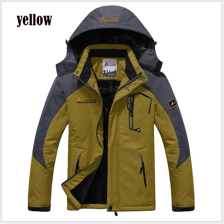 Men’s Winter Parka Jacket – Thick Warm Windproof Military Style Coat for Cold Weather Trekker Essentials