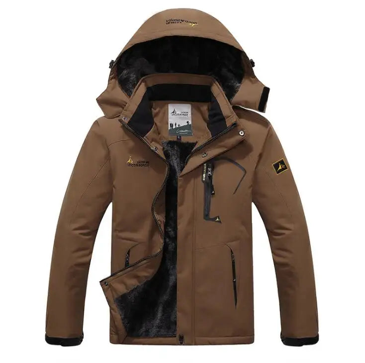Men’s Winter Parka Jacket – Thick Warm Windproof Military Style Coat for Cold Weather Trekker Essentials