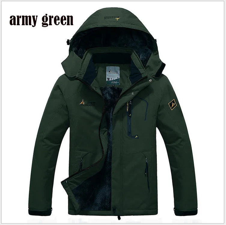Men’s Winter Parka Jacket – Thick Warm Windproof Military Style Coat for Cold Weather Trekker Essentials