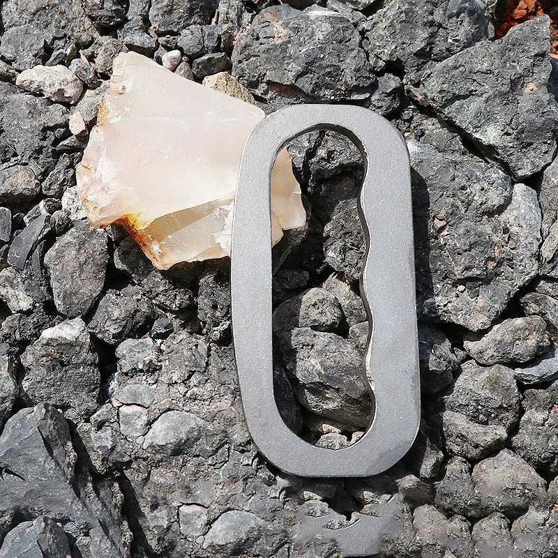Pedernal de acero con alto contenido de carbono - Encendedor primitivo - Encendedor para acampar al aire libre - Equipo de supervivencia (sin piedra)