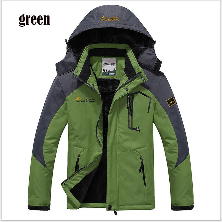 Men’s Winter Parka Jacket – Thick Warm Windproof Military Style Coat for Cold Weather Trekker Essentials