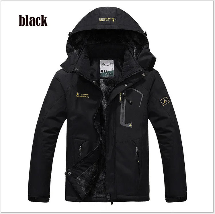 Men’s Winter Parka Jacket – Thick Warm Windproof Military Style Coat for Cold Weather Trekker Essentials