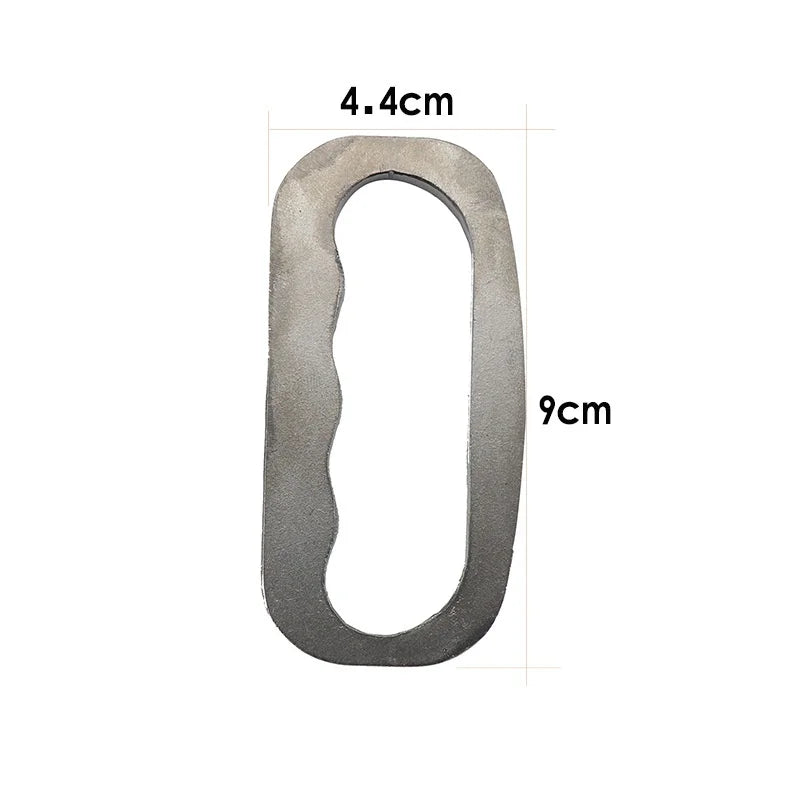 Pedernal de acero con alto contenido de carbono - Encendedor primitivo - Encendedor para acampar al aire libre - Equipo de supervivencia (sin piedra)