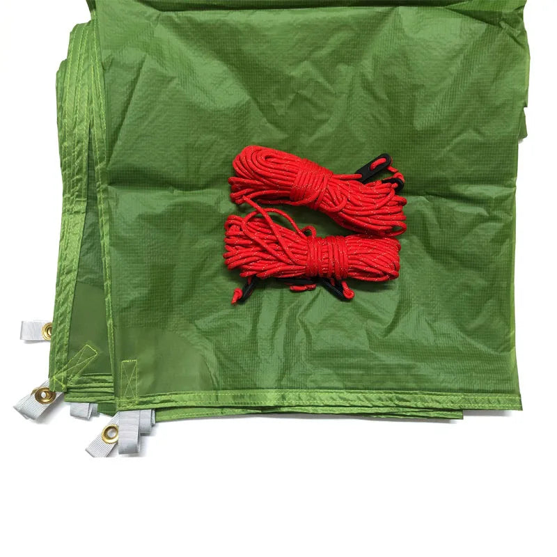 Outdoor 5x3M 15D Khaki Tarp