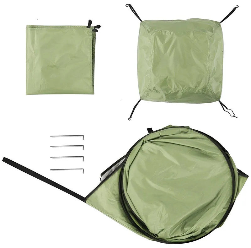 Pop-Up Outdoor Privacy Tent – Instant Waterproof Shower & Changing Shelter