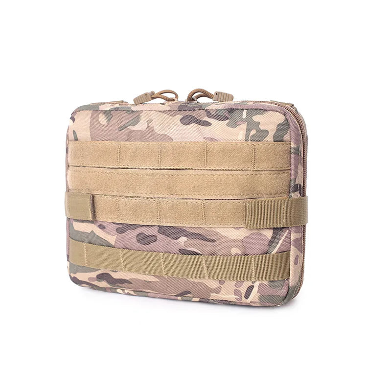 Tactical MOLLE Medical Pouch – EDC First Aid Utility Bag for Camping, Hiking & Emergency Use Trekker Essentials