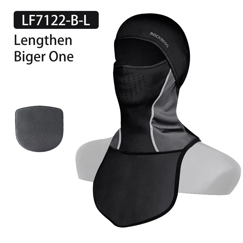 Windproof Thermal Fleece Ski Mask – Full Face Cover Balaclava for Snowboarding & Cycling