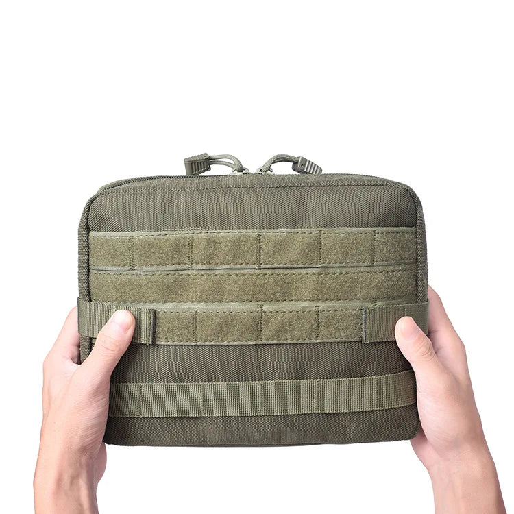 Tactical MOLLE Medical Pouch – EDC First Aid Utility Bag for Camping, Hiking & Emergency Use Trekker Essentials