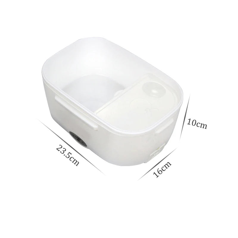 Fiambrera eléctrica portátil con calentador de alimentos: 12 V/24 V/110 V/220 V para el hogar, la oficina, viajes y el coche.