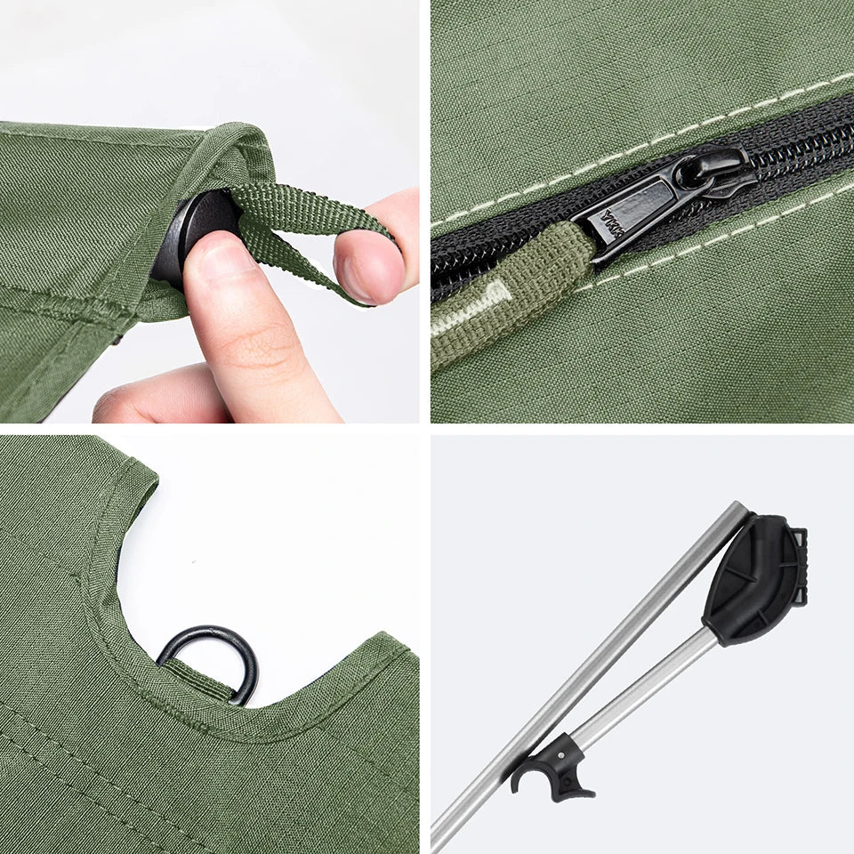 Catre plegable ultraligero Naturehike: soporta 150 kg, compacto y portátil