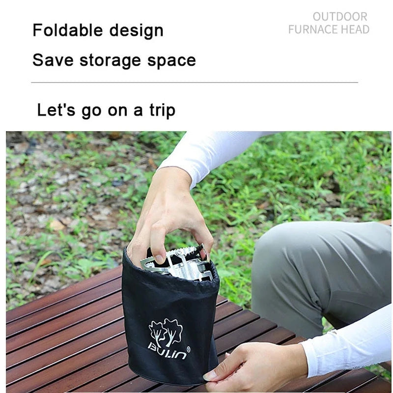 3800W Windproof Portable Gas Stove for Camping & High-Altitude Cooking