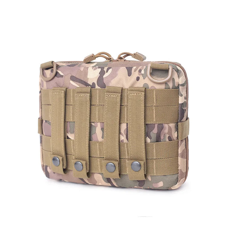 Tactical MOLLE Medical Pouch – EDC First Aid Utility Bag for Camping, Hiking & Emergency Use Trekker Essentials