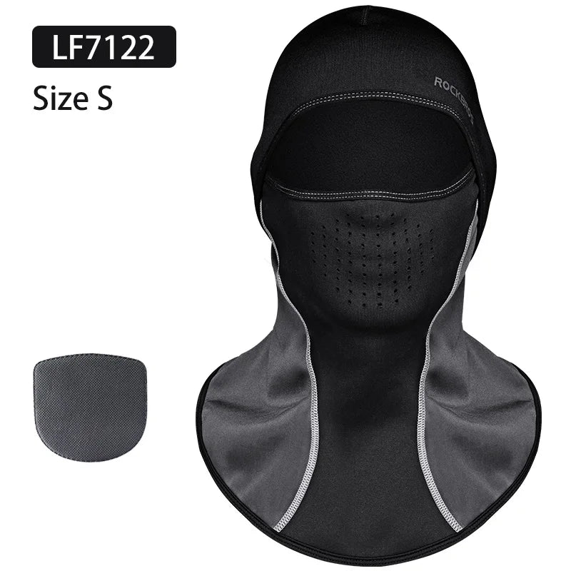 Windproof Thermal Fleece Ski Mask – Full Face Cover Balaclava for Snowboarding & Cycling