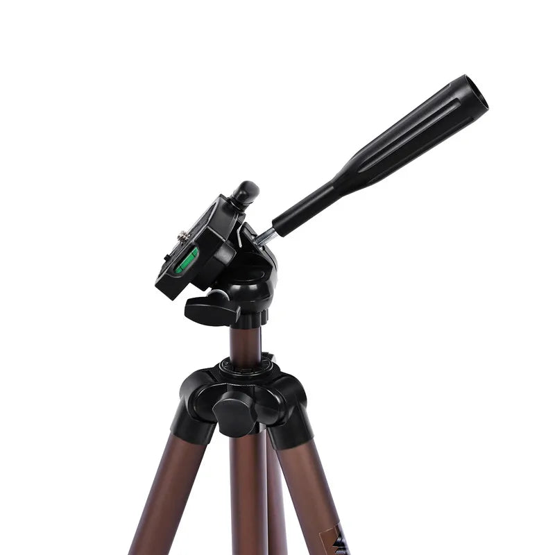 Professional Aluminum Tripod WT3130 - 126cm Camera Stand with Phone Holder for DSLR/Smartphone/Mirrorless (2.5kg Load, 540g Weight)